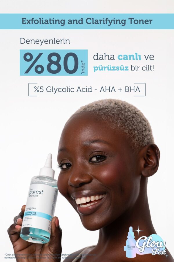 The Purest Solutions Glykolsäure-Tonikum – revitalisierend und porenstraffend, 200 ml für jede Haut – Bild 2