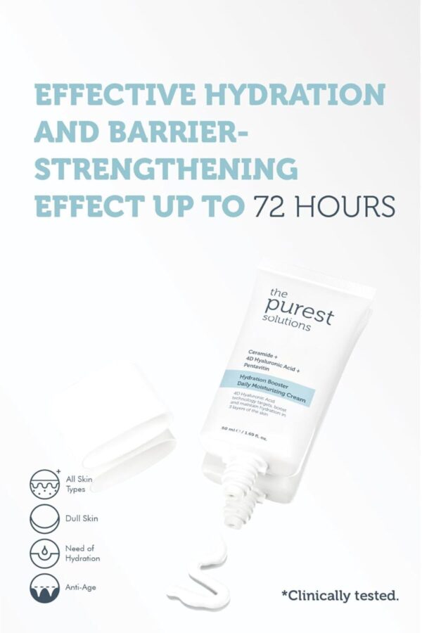 The Purest Solutions Feuchtigkeits-Booster-Feuchtigkeitscreme – Ceramid + 4D Hyaluronsäure – Bild 3