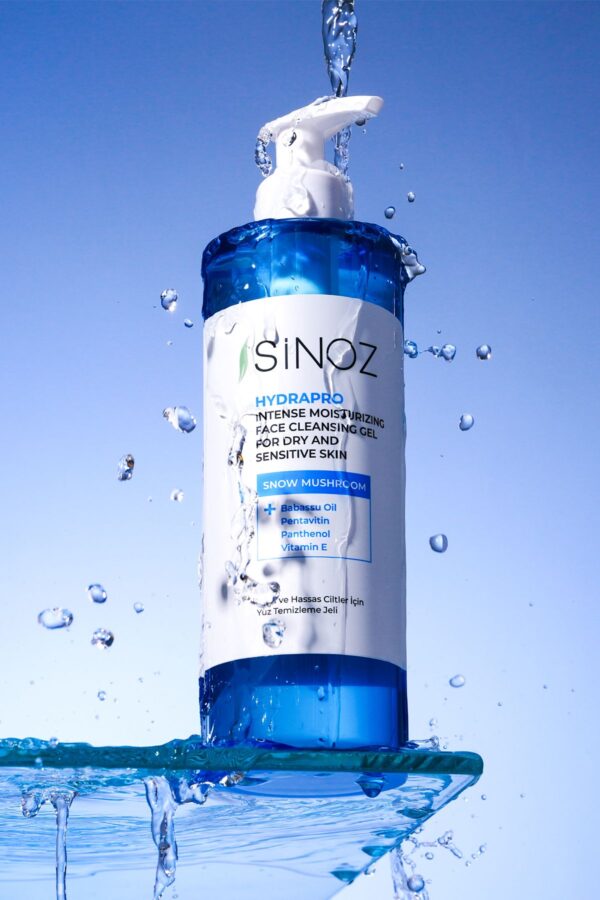 Sinoz Hydrapro Gesichtsreinigungsgel für trockene und empfindliche Haut 400 ml – Bild 6
