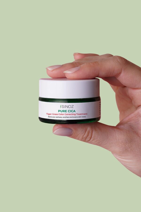 Sinoz 15 ml Pure Cica Tiger Grass Tone – gleichmäßige und intensiv reparierende Gesichtscreme – Bild 6
