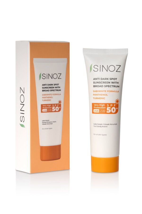 Sinoz LSF 50 – Sonnenschutzmittel für das Gesicht mit hohem Schutz, 50 ml, gegen Hautunreinheiten – für normale und trockene Haut – Bild 5