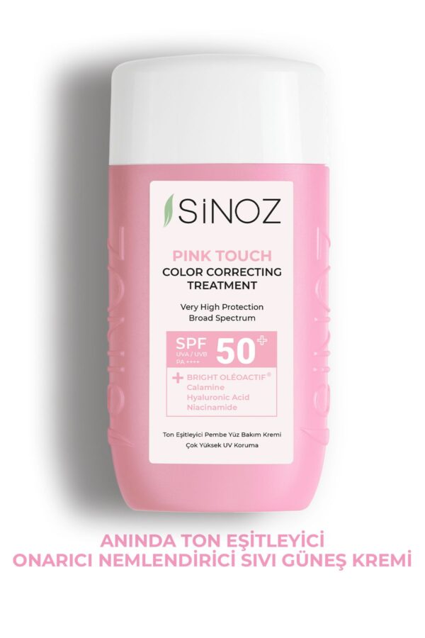 Sinoz Pink Face Sunscreen – Instant Tone Equalizer, Feuchtigkeitscreme Spf50
